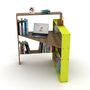 Secrétaires - Pisagor Bureau d’Angle (Noyer-Vert) - RAFEVI