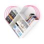 Shelves - Case Shelf (White-Pink) - RAFEVI