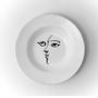 Ceramic - Shallow Plate Toi et Moi design by Mathilde Carron-Astier de Villatte & Pierre Carron - CARRON PARIS
