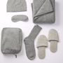 Travel accessories - Travel Blanket Set - PASHMINA LOOMS - CASHMERE