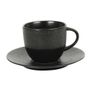 Mugs - P/CUP TEA 22 CL BLACK VESUVIO - TABLE PASSION