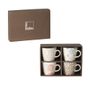 Mugs - Set of 4 cups H8CM assorted BOHEME - TABLE PASSION