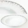 Everyday plates - Deep plate 22 cm BOREALIS grey - TABLE PASSION