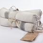 Comforters and pillows - Serviettes de thé et de cuisine - coton égyptien tissé à la main - MAKRA HANDMADE STORE