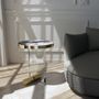 Coffee tables - KANDINSKY | Side Table Round Acrylic - Calacatta - OIA  DESIGN