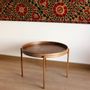 Coffee tables - Coffee table walnut and marquetry - BEYT BY 2B DESIGN