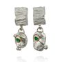 Jewelry - Emerald Silver Beads - GASTON BIJOUX