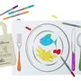 Sets de table - doodle plate placemat to go - EATSLEEPDOODLE