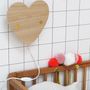 Children's decorative items - wooden heart light - APRIL ELEVEN
