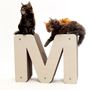 Objets design - Lettre M - HOMYCAT DÉCO POUR CHATS