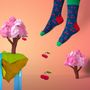 Socks - Cherry socks - MOUSTARD