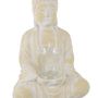 Decorative objects - Buddha figurine with glass candleholder - CONCORD GMBH