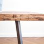 Tables Salle à Manger - Table HAMBURG en chêne Live Edge - pieds asymétriques - FOR ME LAB