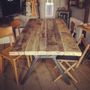 Dining Tables - Table in recycled oak - FOR ME LAB