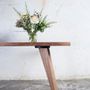 Dining Tables - Walnut table Amber - wooden legs - FOR ME LAB