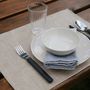 Linge de table textile - SET DE TABLE MODENA ENDUIT OCRE - CHARVET EDITIONS