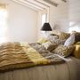 Bed linens - Dessus de lit en lin lavé matelassé de la collection Double Lin - EN FIL D'INDIENNE...