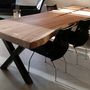 Dining Tables - WOOD | Tree slab tables of suar wood - XYLEIA NATURAL INTERIORS