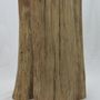 Tabourets - Tabourets en bois | Tabourets en bois suar - XYLEIA PETRIFIED WOOD