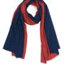 Scarves - Bicolor Cashmere scarf - FLORENZ