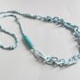 Bijoux - sautoir Origine turquoise - CLAIRE MARFISI