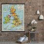 Other wall decoration - Vintage Map - BLUE SHAKER