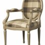 Chaises - Chaise et fauteuil médaillon Louis XVI - OVATION PARIS