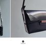 Leather goods - Beetle geometry Shoudler bag - STAGBEETLE