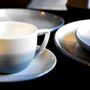 Tasses et mugs - TASSE À CAFÉ + SOUCOUPE BLEU COMME VOSGES - ARDTIME