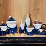 Guirlandes et boules de Noël - Collection bleu magique - CHINOH