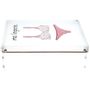 Boîtes de rangement  - BOITE PP T3 - Pink Basics - Ma lingerie - (compartiments) - INCIDENCE