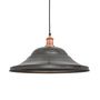 Hanging lights - Giant Brooklyn Hat Pendant - 21 inches - Pewter - INDUSTVILLE