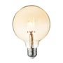 Lightbulbs for indoor lighting - Vintage LED Edison Bulb Old Filament Lamp - 5W E27 Globe G125 - INDUSTVILLE