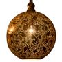 Hotel bedrooms - Egyptian moroccan brass globe lamps - E KENOZ