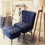 Upholstery fabrics - Afro-berber " Aures" hand woven and upholstered chair - TISSERAND DAKAR