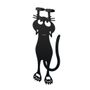 Papeterie bureau - Marque-page Curious Cat noir - BALVI