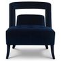 Lounge chairs for hospitalities & contracts - NAJ Classic Blue Armchair - Pantone Colour of the Year 2020 - BRABBU DESIGN FORCES