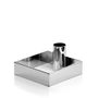 Decorative objects - Edge Candle Holder Chrome  - MALLING LIVING