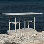 Dining Tables - Stone desk  - CLEMENT BRAZILLE