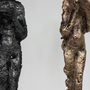 Sculptures, statuettes and miniatures - Sculpture Muse - Duo Steel Bronze - PHILIPPE BUIL SCULPTEUR