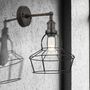 Wall lamps - Brooklyn Wire Cage 8" Wall Light - Pink - INDUSTVILLE