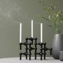Design objects - STOFF Nagel® Candle Holder Matte Black - STOFF NAGEL®