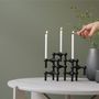 Design objects - STOFF Nagel® Candle Holder Matte Black - STOFF NAGEL®