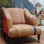 Armchairs - Colette chair with old kilim - DU LONG ET DU LE