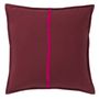 Cushions - Organic cotton cushion Eleanor - bordeaux - PALAIS