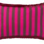 Cushions - Organic cotton cushion Jackie - fuchsia - PALAIS