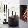 Objets design - Set d'accessoires cheminée Emma - Noir - ELDVARM