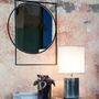 Lampes de bureau  - Overlap Wall Mirror in Black - H. SKJALM P.