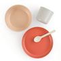 Children's mealtime - Eco-friendly bamboo fibre Kid Dish Set  - EKOBO