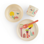 Children's mealtime - Eco-friendly bamboo fibre Kid Dish Set  - EKOBO